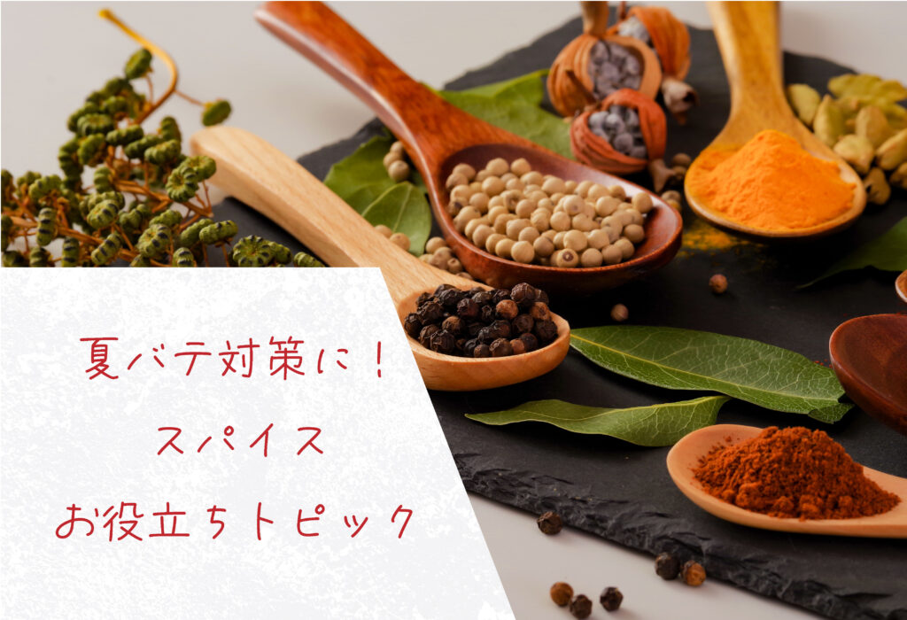 夏バテ対策に！スパイスお役立ちトピック
